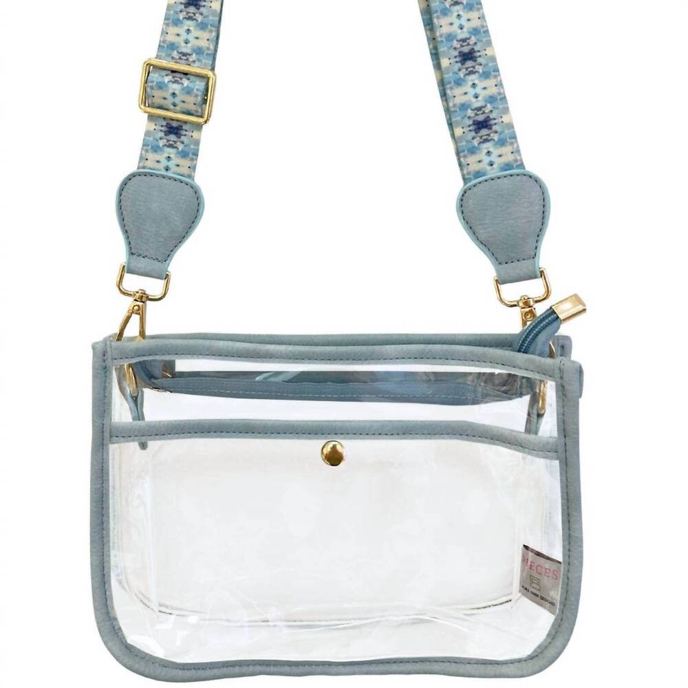 NEW LAURA PARK women's designs stadium bag in blue